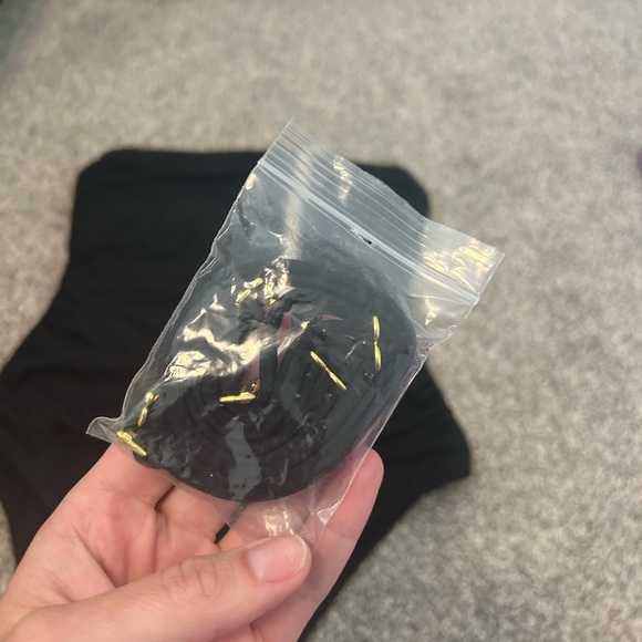 Shade & shore target ribbed bandeau one piece swimsuit - Picture 6 of 8